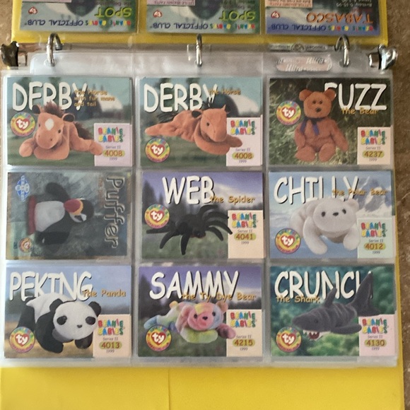 Beanie Baby 1998 official collector’s binder with cards. - Picture 6 of 13